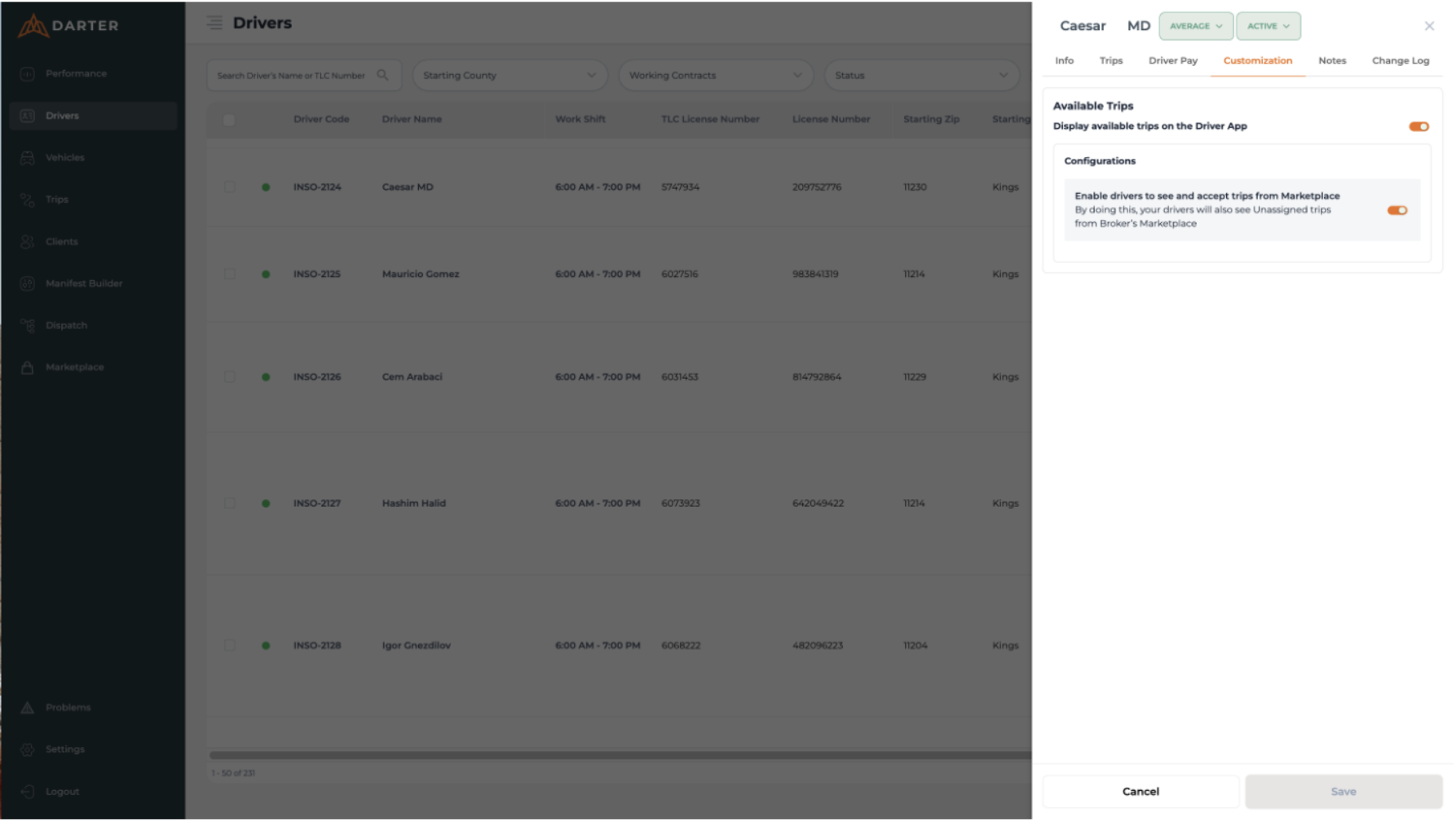driverlevelconfiguration